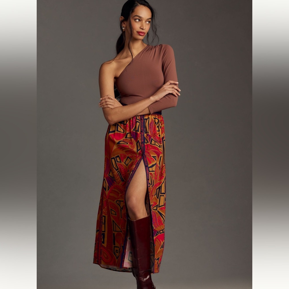 NWT Farm Rio Cool Tropical Maxi Skirt XXS